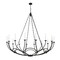Z-Lite Arabella Chandelier, 16-Light, 55 In.W x 53 In.H, Matte Black/Matte Black 3500-16MB - alternate 3